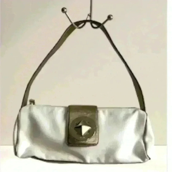 Kate Spade canvas and leather baguette bag - Picture 2 of 7